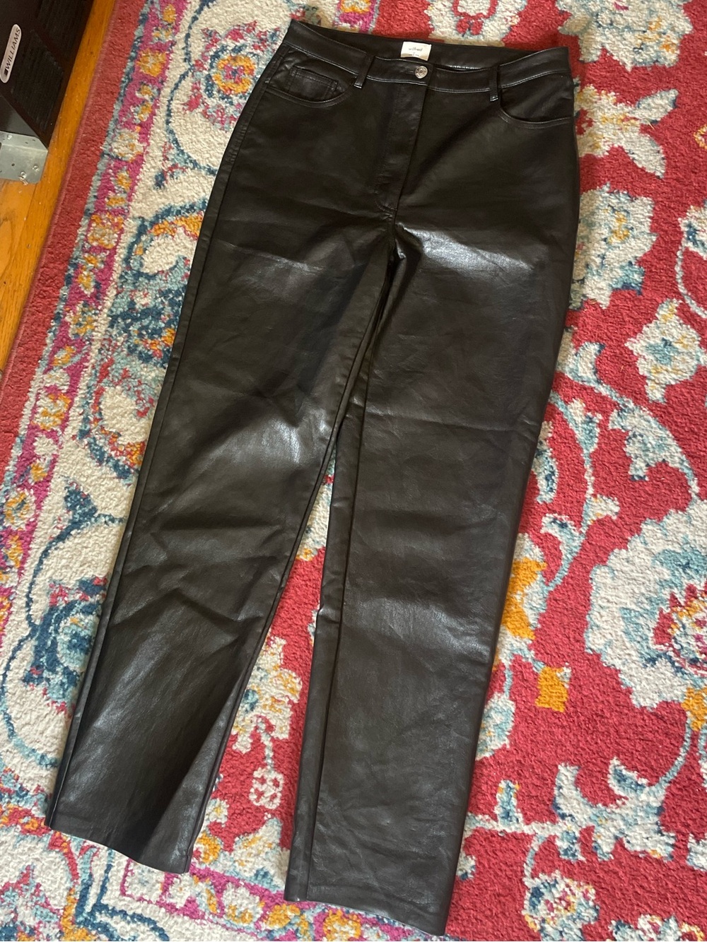 Aritzia Blacked Leather Pants